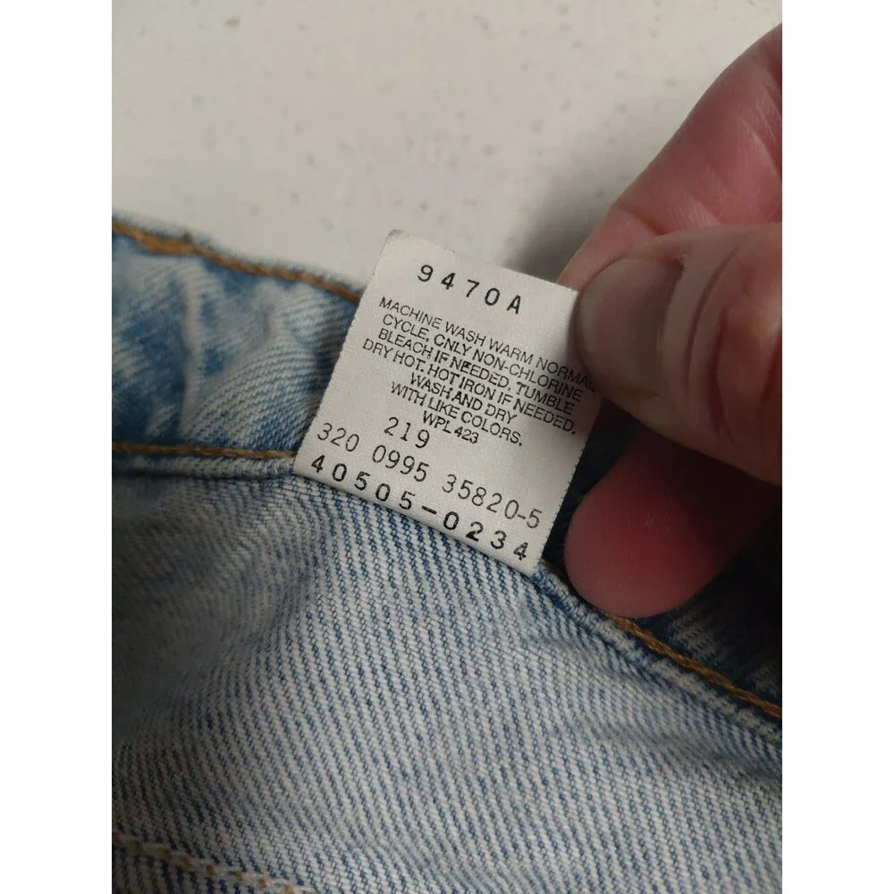 Levi's 501 40505-0234 Men's Jeans light wash Made in Mexico 36x32